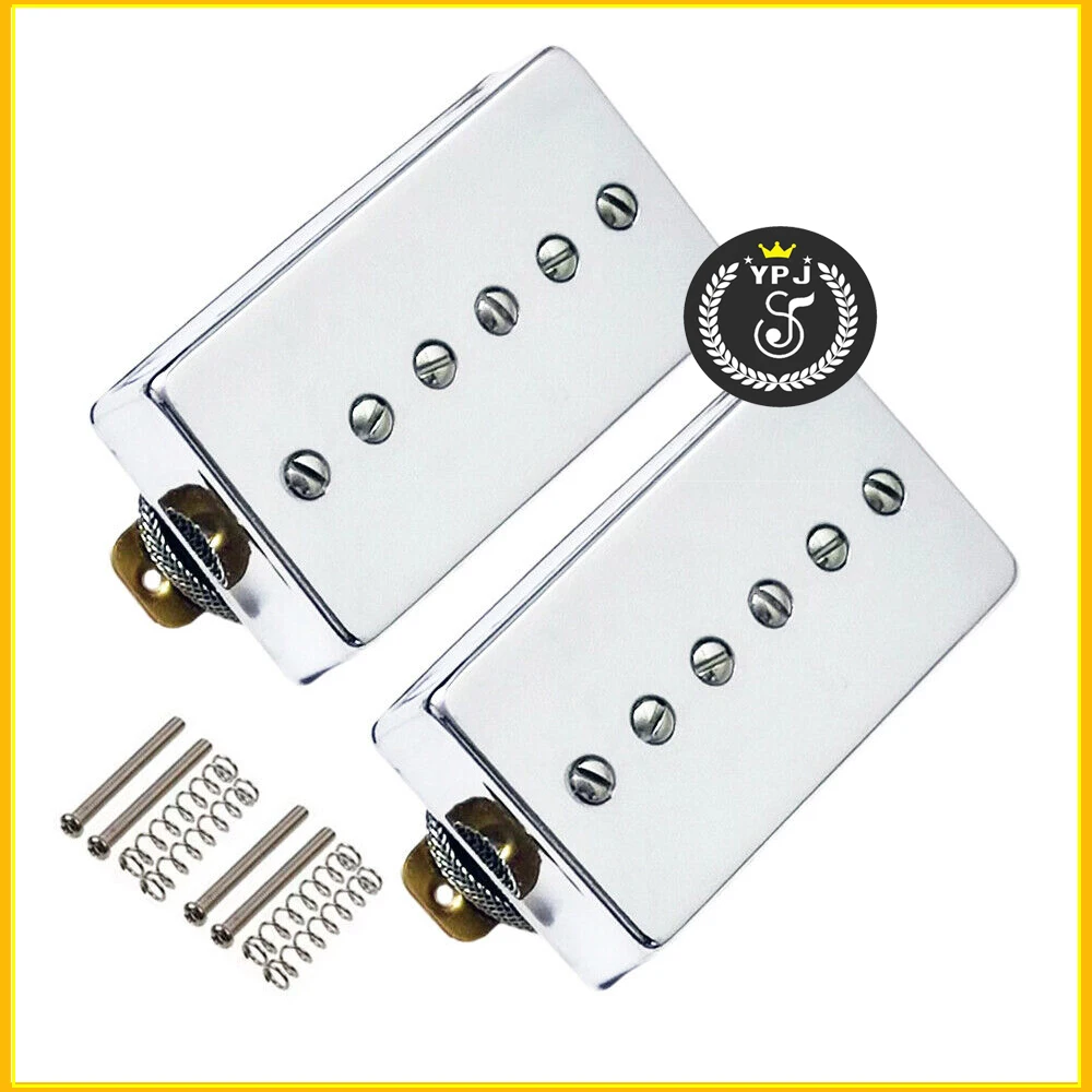 

1 SET P90 For Electric Guitar Pickups Alnico 5 Single Coil Set Humbucker Size P 90 Pickups Neck And Bridge Guitars Parts