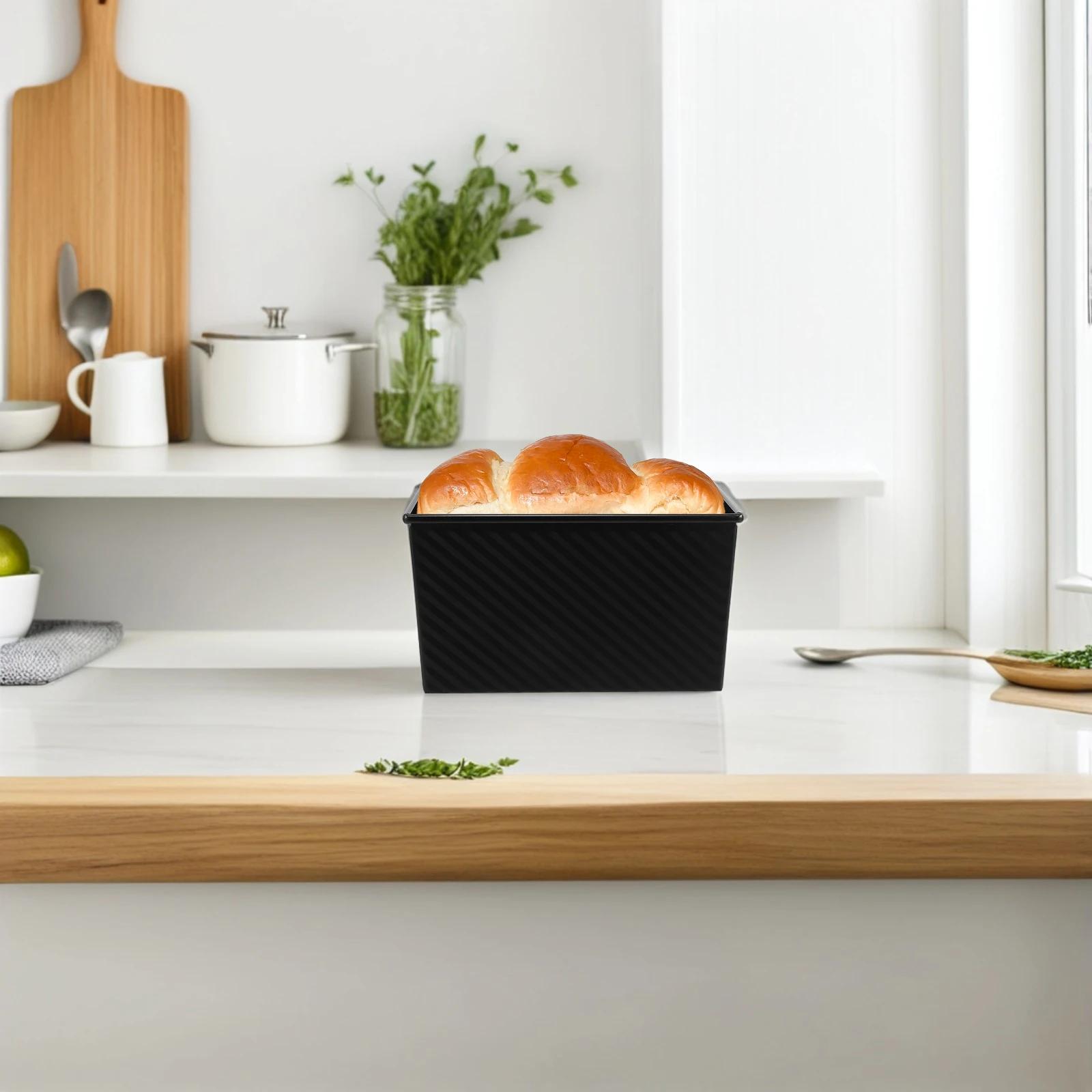 

Toast Box Baking Tool Bread Pan Carbon Steel Mold Rectangle Cake Pan Loaf Tin Muffin Bakeware Nonstick