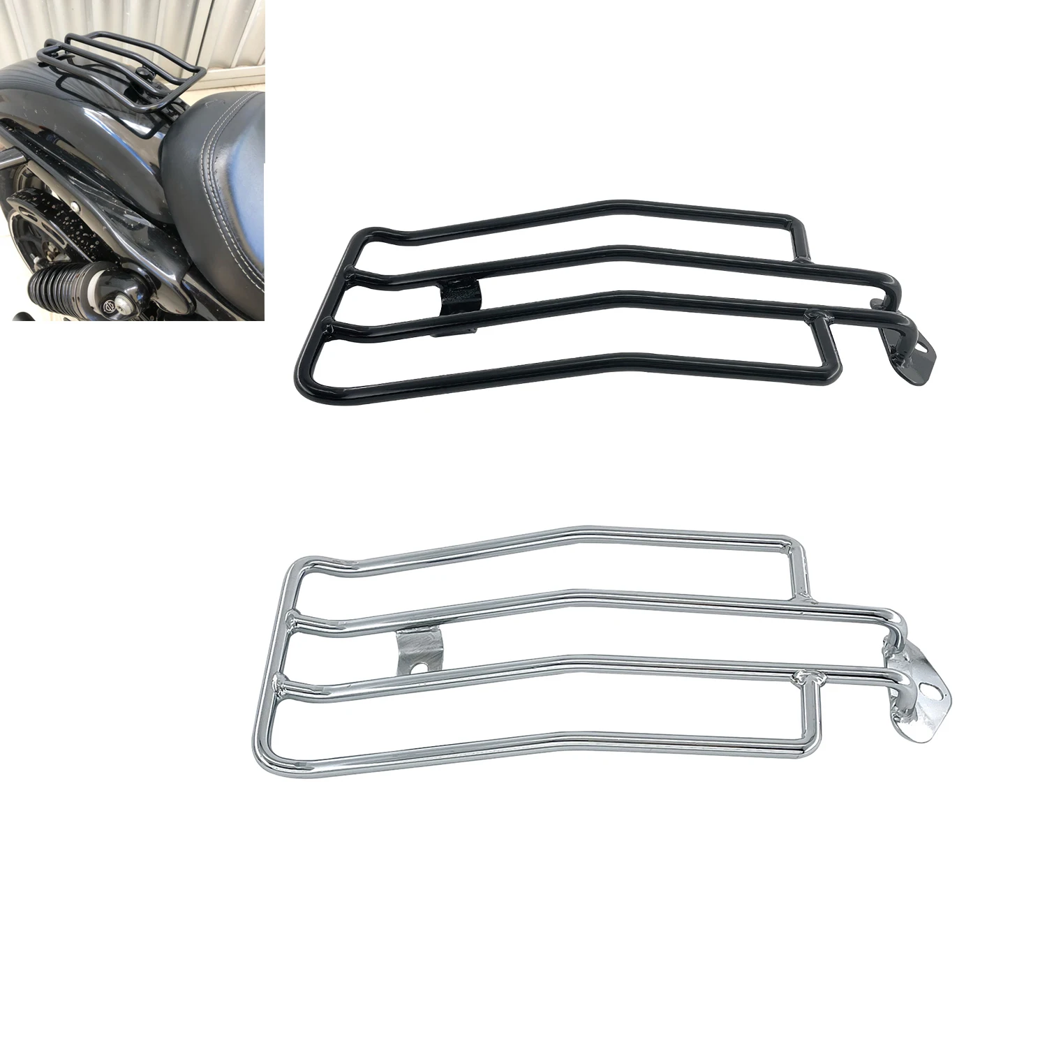 

Motorcycle Rear Solo Fender Seat Luggage Rack Support Shelf For Harley Sportster XL 883 1200 1985-2003 1993 1999 2000 2002