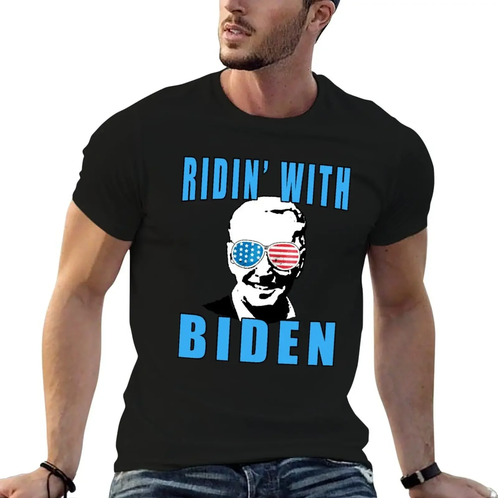 Ridin with Biden T-Shirt customs design your own new edition shirts men