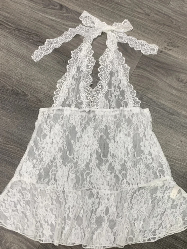 Elegant White V-Nec…