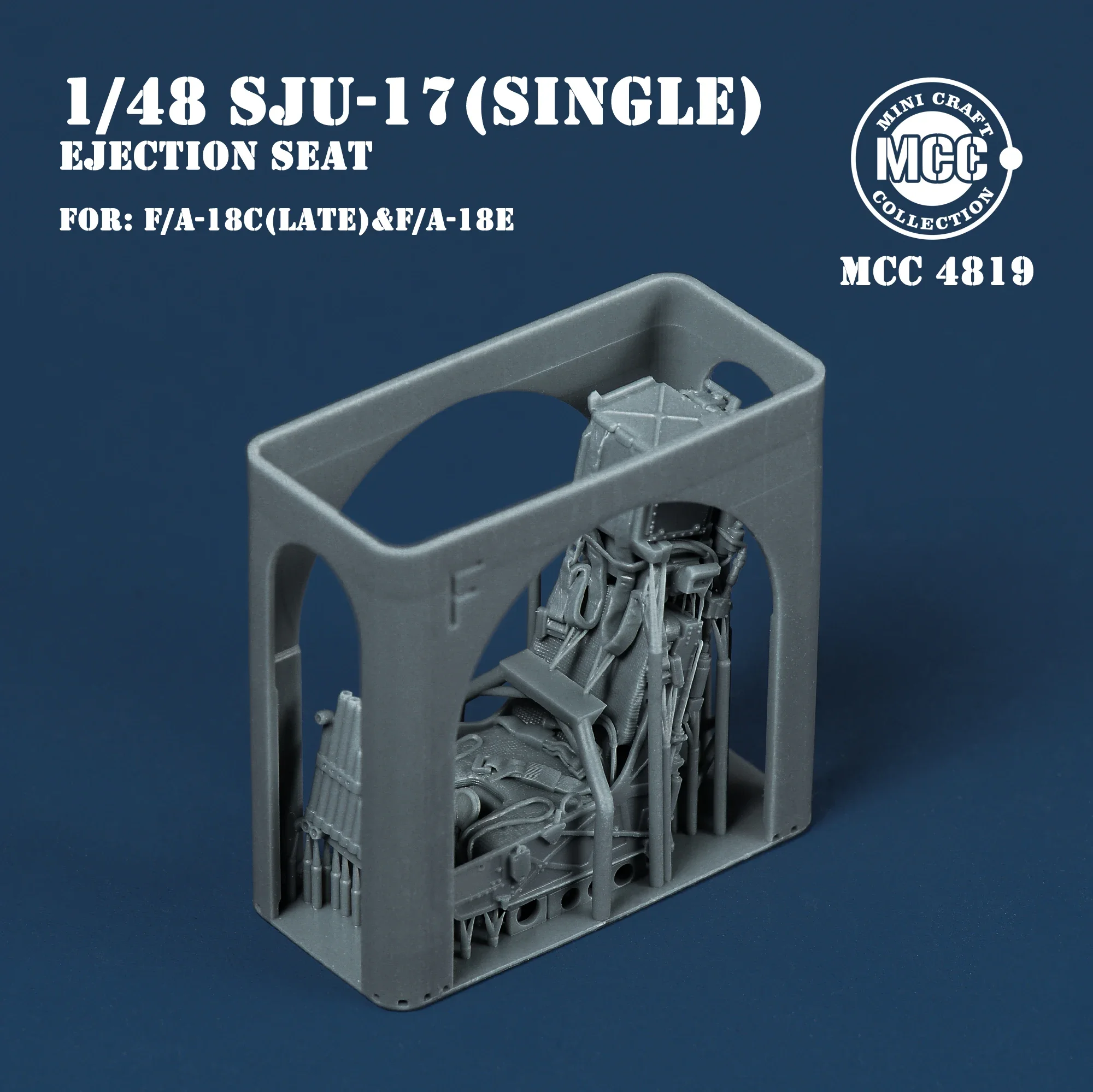 MCC 4819 1/48 Scale SJU-17(Single) Ejection Seat For F/A-18C (Late) & F/A-18E (1pcs) - Upgrade Detail Set