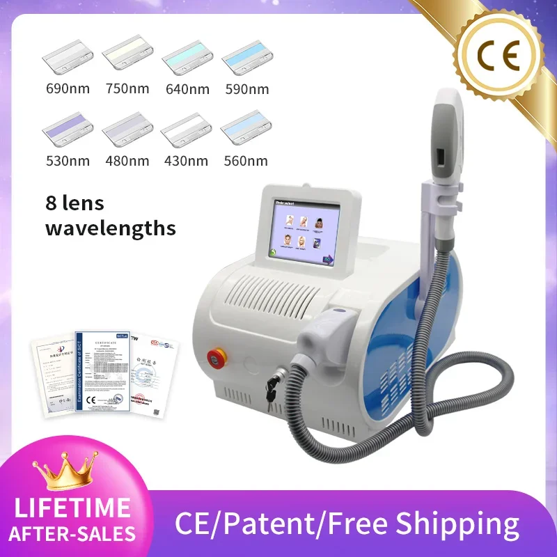 Portable IPL/OPT/Elight Hair-Removal And Skin Whitening Laser-Hair-Removal Machine Professional Salon Machine