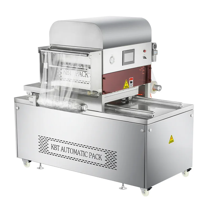 

Lamb skewers vertical laminating equipment, automatic double-station vacuum body packaging hine
