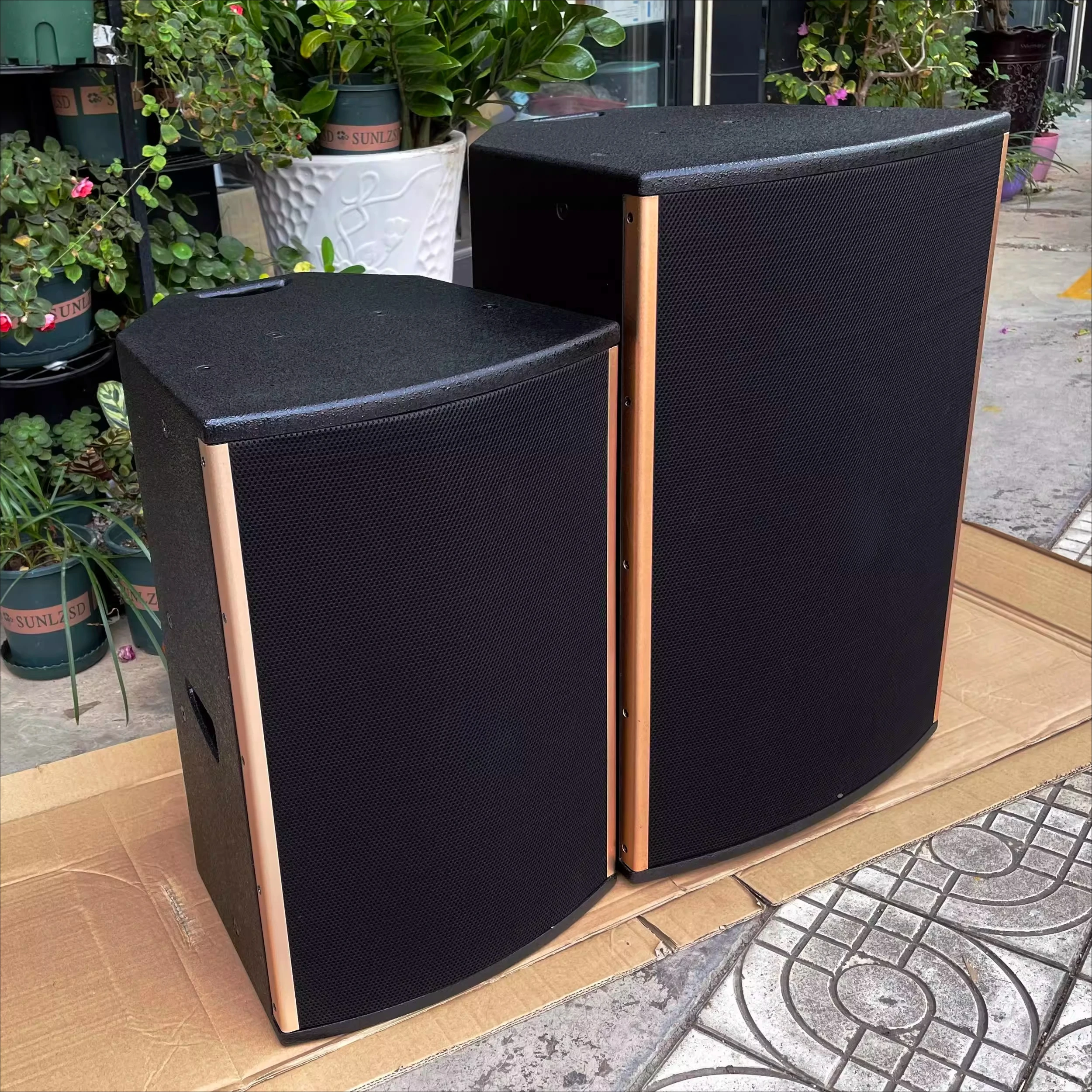 Assembled speaker 18cm birch splint single 10-inch 12-inch 15-inch professional speaker empty speaker empty box finished product