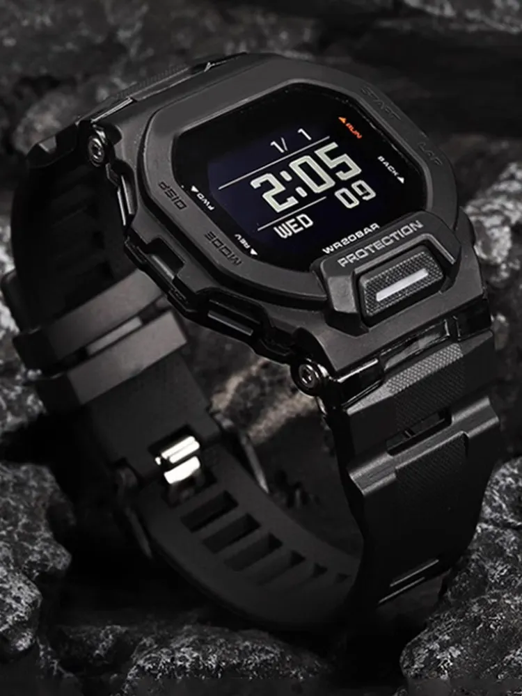 

Suitable for Casio GBD-200-1/2/9 GBD-200RD Waterproof Black Silicone Watch Strap Accessories