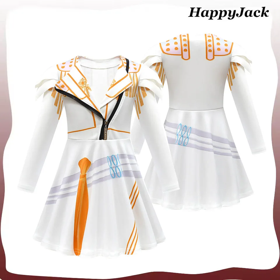 

KPop Demons Kids Cosplay Hunters Mira Costume Girls Long Sleeve Dress Outfits Halloween Carnival Party Disguise Clothes Suit