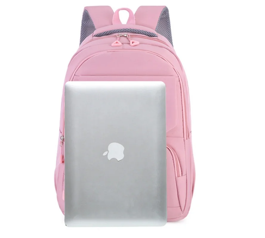 New Buckle Backpack For Women, Middle And High School Students, Personalized Name, Simple And Casual Computer Backpack