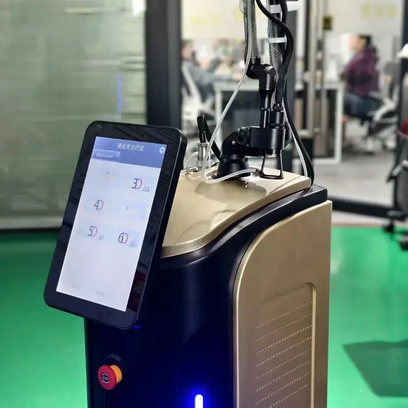 Professional 5D 6D model 60W CO2 Fractional Machine Scar and wrinkle removal and skin rejuvenation for salon use