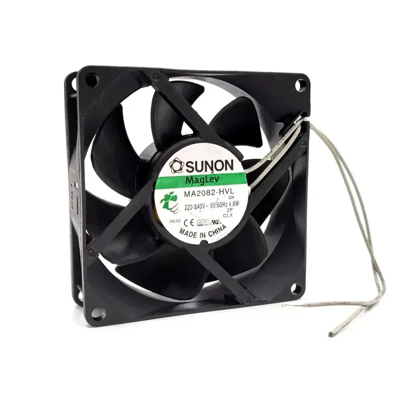 Original SUNON MA2082-HVL.GN 8025 AC Cooling Fan for 220V 240V High Air Volume Applications