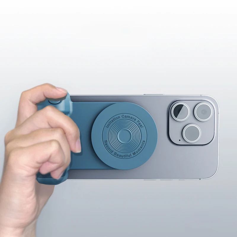 Macsafe penstabil kamera magnetis, penyangga Bluetooth untuk ponsel, braket foto Anti guncangan swafoto untuk pengisian daya nirkabel Magsafe