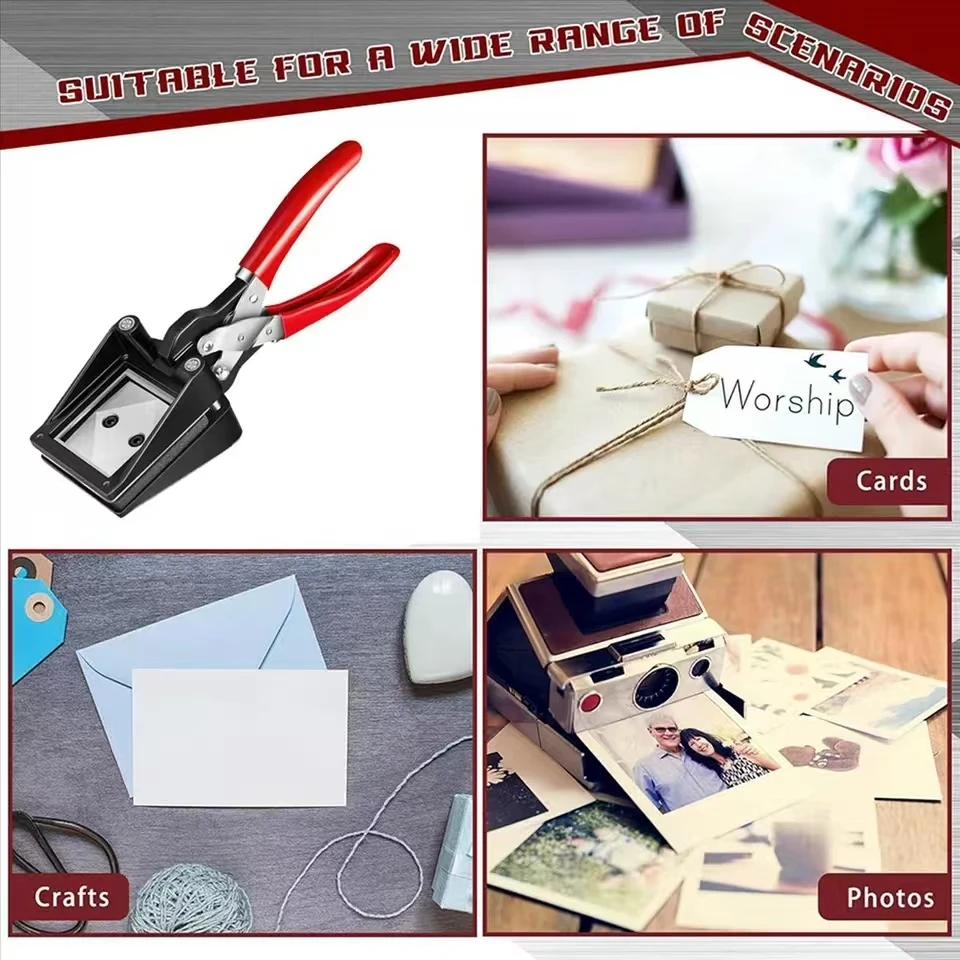 Hand Held ID Card License Photo Picture Punch Cutter ID Picture Cutter Passport photo cutter