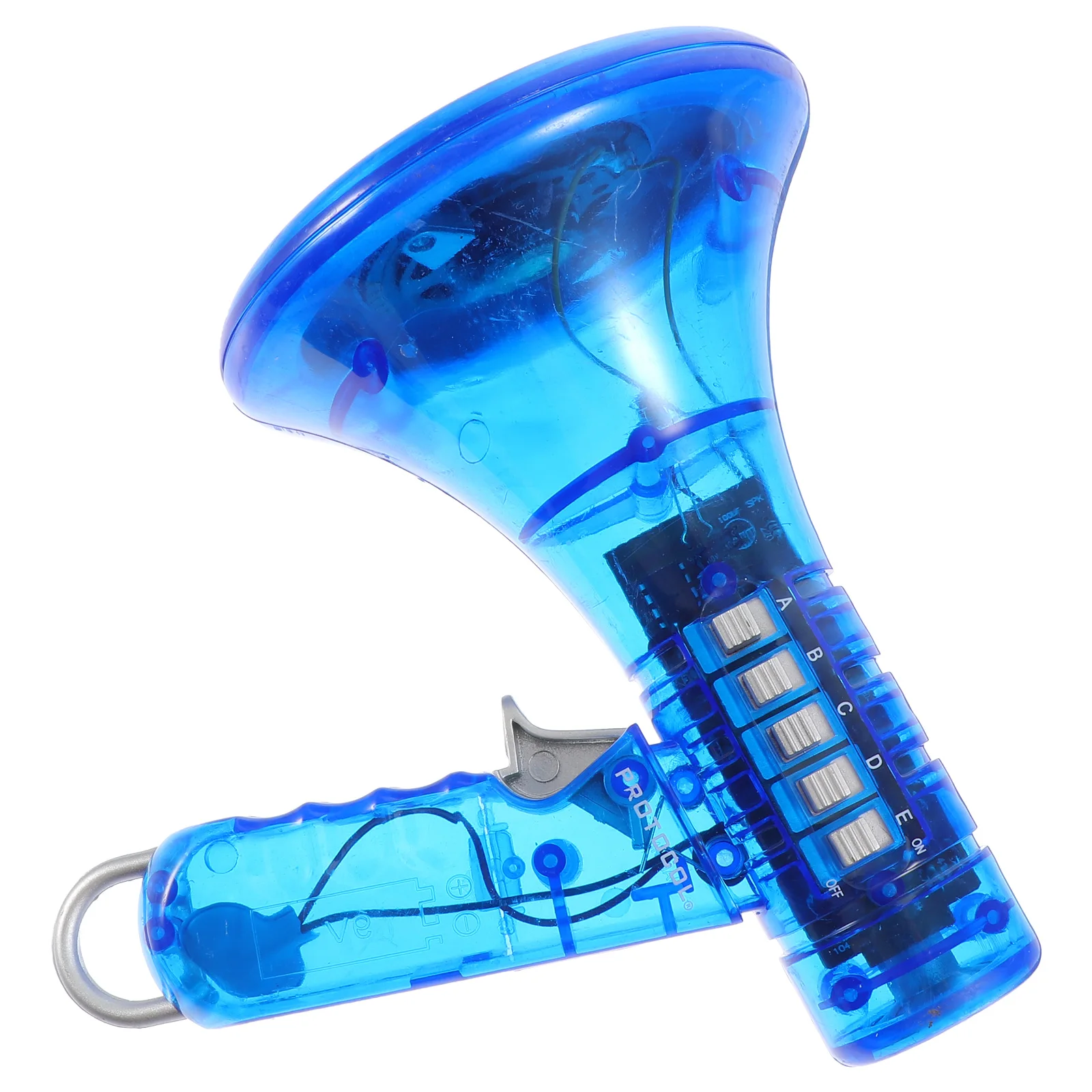 

Handheld Horn Mini Voice Changer Kids Toy ABS Material Safe Colorful Design Intellectual Development Team Sport Megaphone
