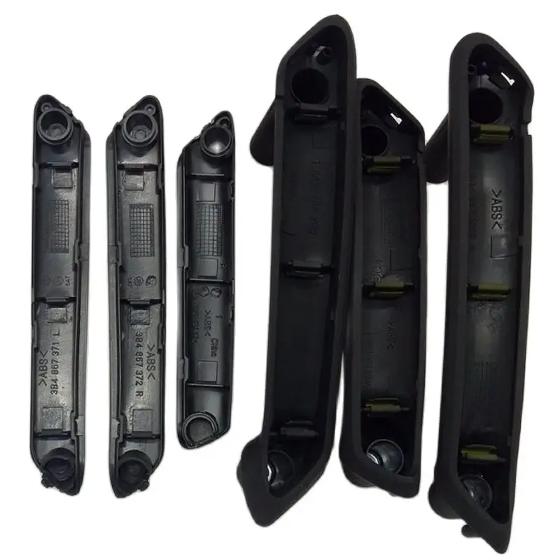6 pz/set Nero Maniglia Interna Della Porta Con Trim Per Volkswagen Passat B5 interno bracciolo