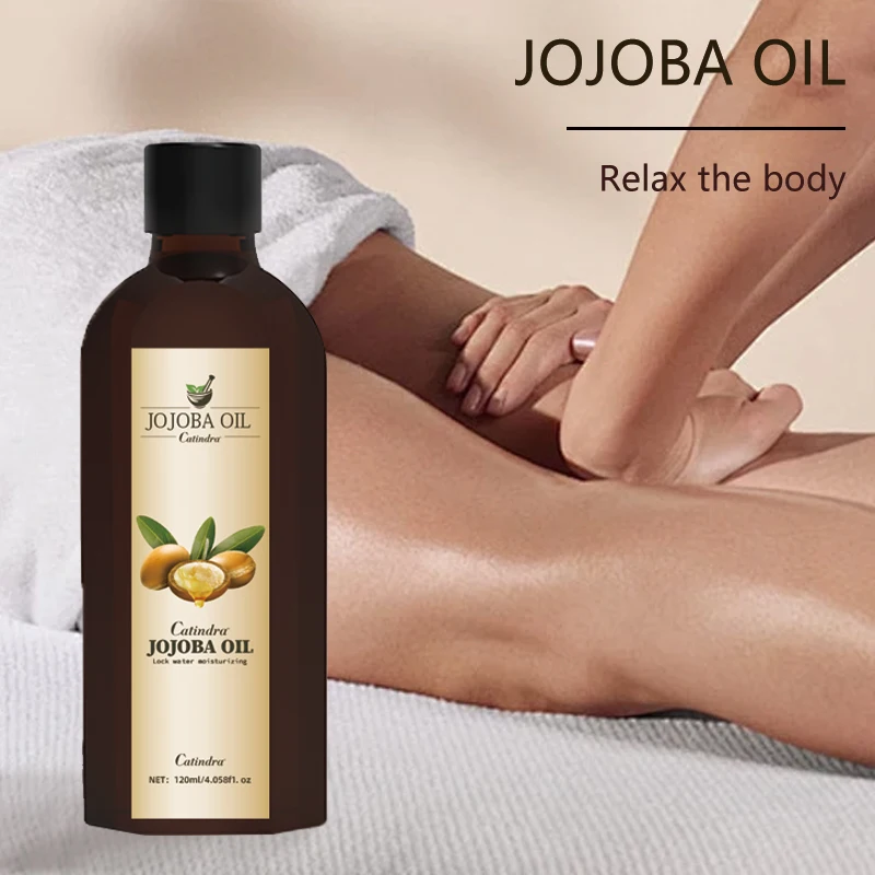 120ml Jojoba Oil2 piel firme hidratante cuerpo masaje eficaz SPA cuidado corporal suave aceite vegetal orgánico Natural