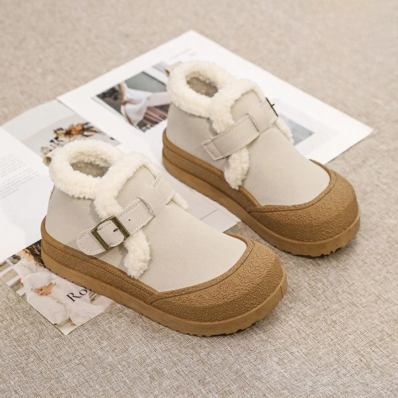 girl's-winter-2026-new-fleece-lined-snow-boots-for-kids-thickened-high-top-plush-cotton-shoes-warm-anti-slip-outdoor-boots​