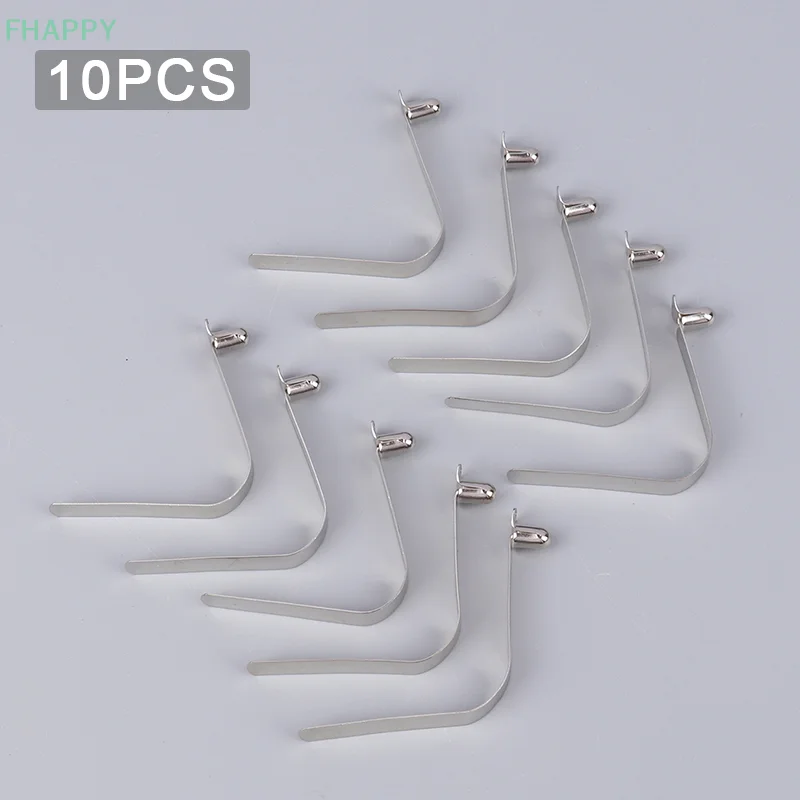 10PCS Pipe Single Button Snap Locking V Type Caravan Steel Kayak Paddle Spring Clip Push Clamp Tent Pole Pin