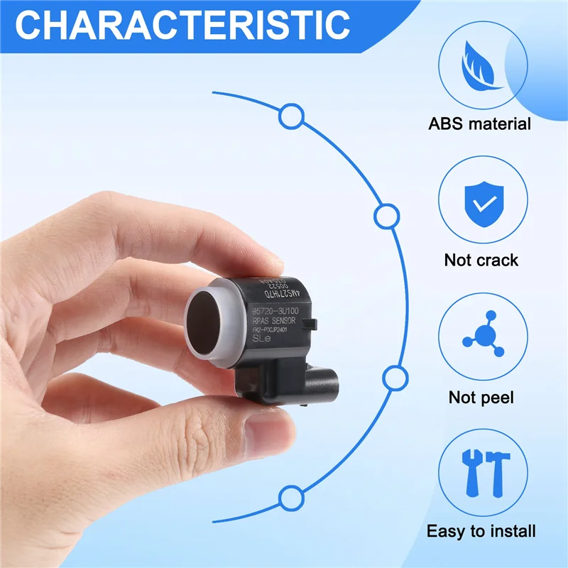 A09E-2 Pcs Sensore di Parcheggio Paraurti Retromarcia Assist Per Hyundai Kia 4MT271H7A 95720-3U000 4MS271H7C 957203U100 4MS27