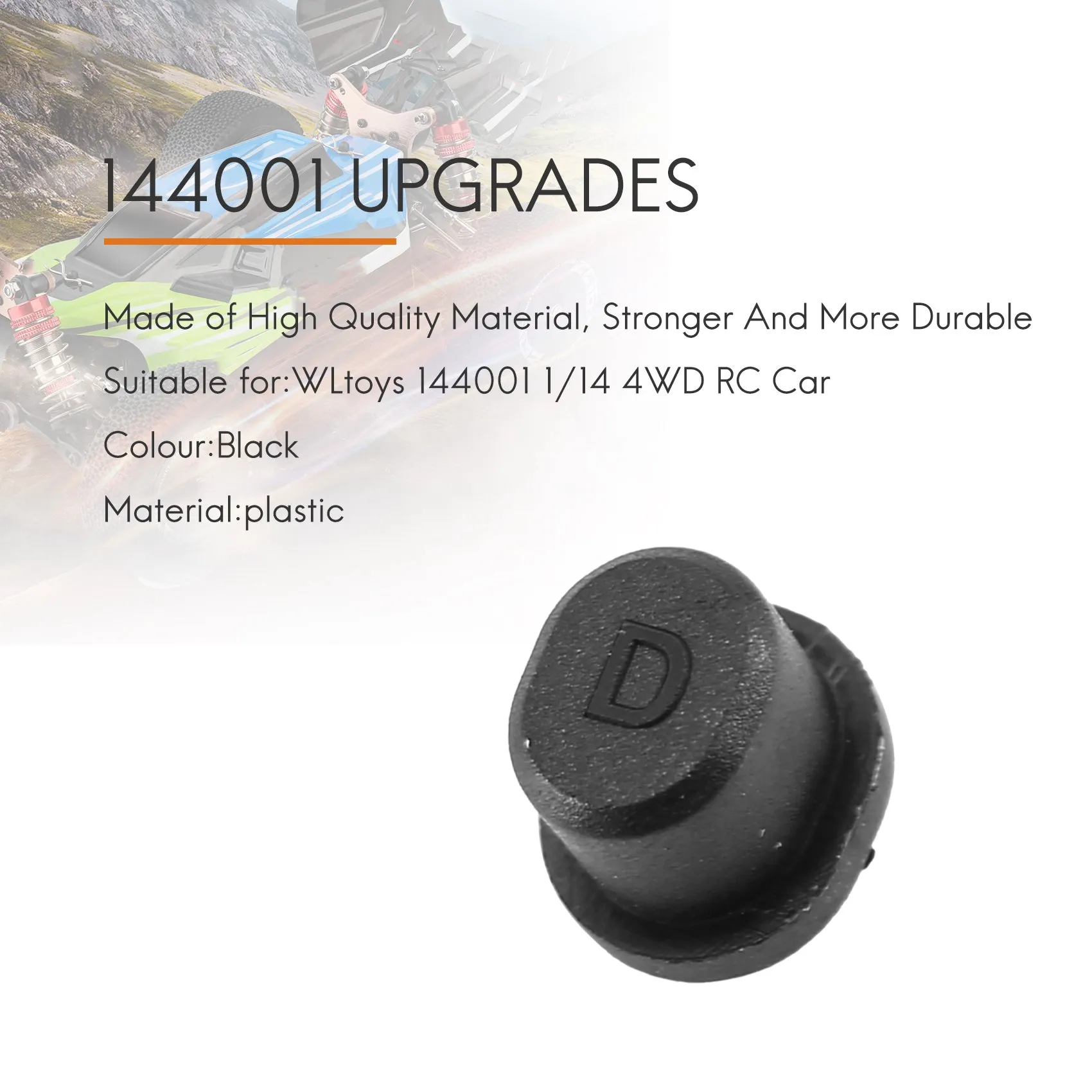 AS96-2 Set 144001-1267 Передняя и задняя втулка вала поворотного рычага для Wltoys 144001 1/14 4WD RC Автозапчасти