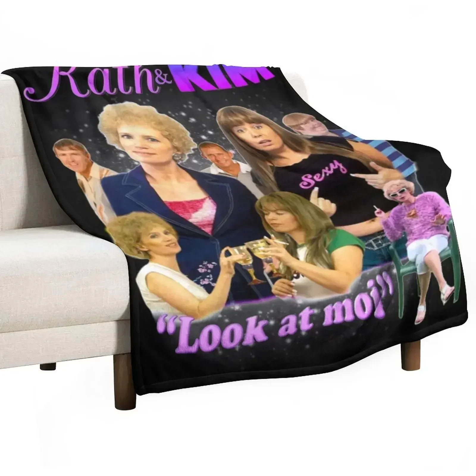 

KATH and Kim Bootleg Throw Blanket Decorative Soft Throw Blanket for Couch Sofa