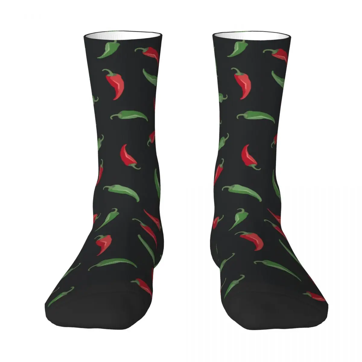 Chilli Peppers Socks Fashion Funny Stockings Winter Anti Skid Couple Socks Comfortable Printed Running Socks