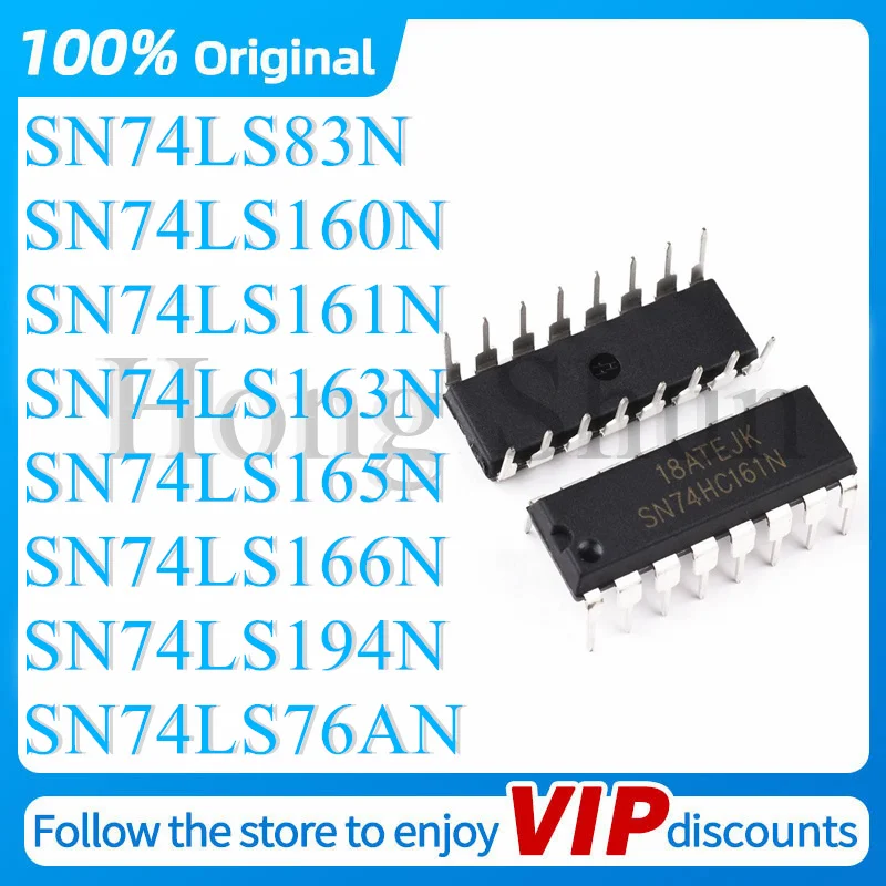 

SN74LS83N SN74LS160N SN74LS161N SN74LS163N SN74LS165N SN74LS166N SN74LS194N SN74LS76AN Original genuine