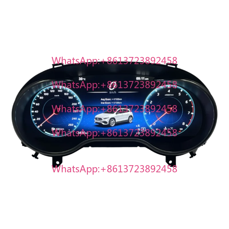 New LU DI 12.3'' LCD Dashboard for Mercedes-Benz GLA 2016-2018 Car Digital Instrument Cluster Plug Play 12-Month Warranty Made