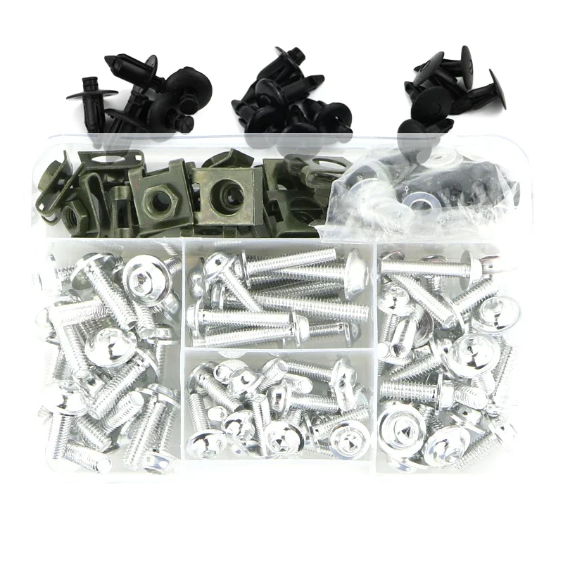 Fairing Bolts Kit Screws For Honda YAMAHA Suzuki GSR600 Aprilia RSV4 Tuono 1000  Ducati Monster KAWASAKI Ninja KTM 690 Enduro