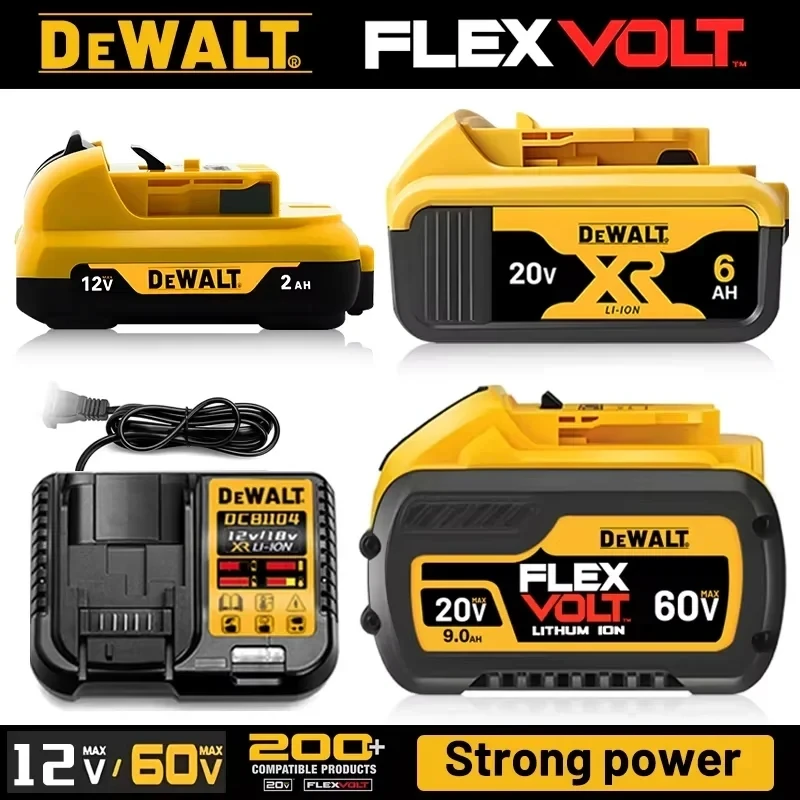 

DEWALT original 20V power tool battery DCB200, DCB205, DCB206, DCBGene,DCB200 dewalt, 60V, 6AH, 9AH 20V/60V rechargeable battery
