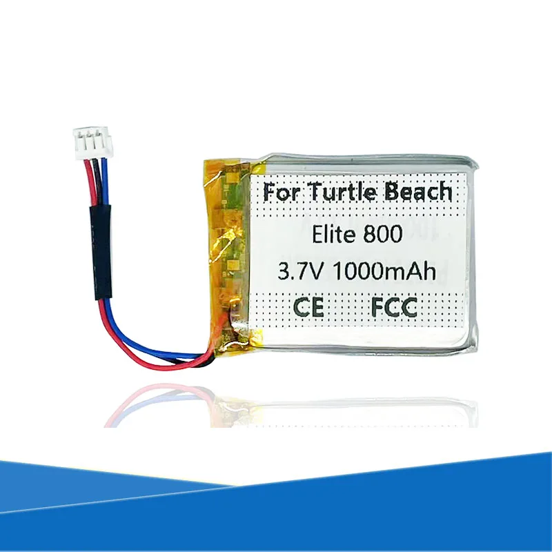 

1000mAh P803040 Battery For Turtle Beach Elite 700 800 800x Headset Headphone