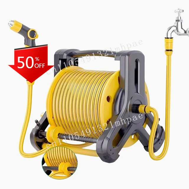 

2025 new portable 20-40m easy to move stable bracket hose reel car direct sales