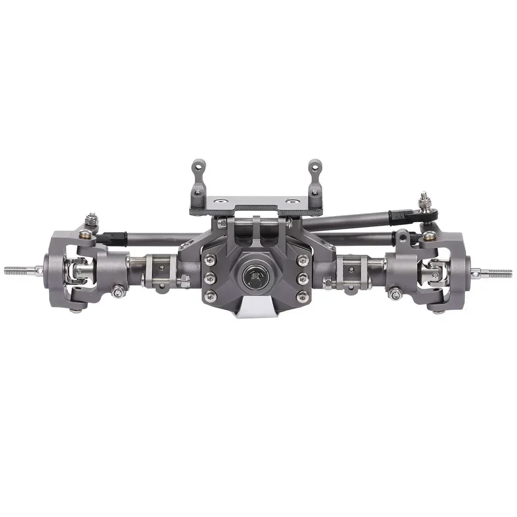 Assale anteriore posteriore in lega RC Bridge Axle RC pezzi di ricambio per Axial SCX10 II 90046 90047 RC Crawler Truck