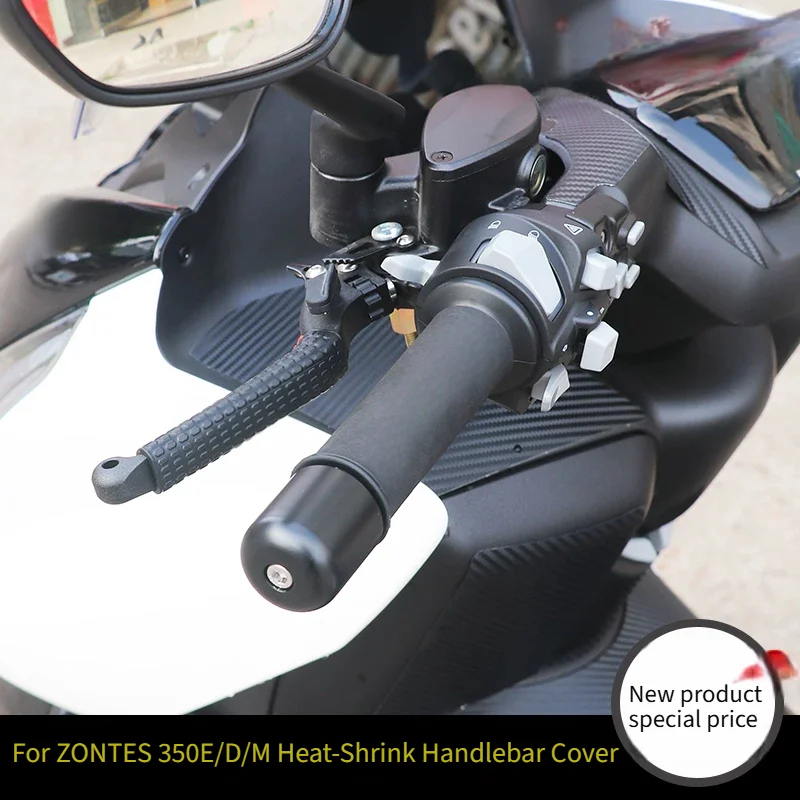 Heat Shrink Handlebar Grips Non-slip Sweat-absorbing Throttle Brake Handle Covers For ZONTES 350D 350E 350M Scooter Modified Acc