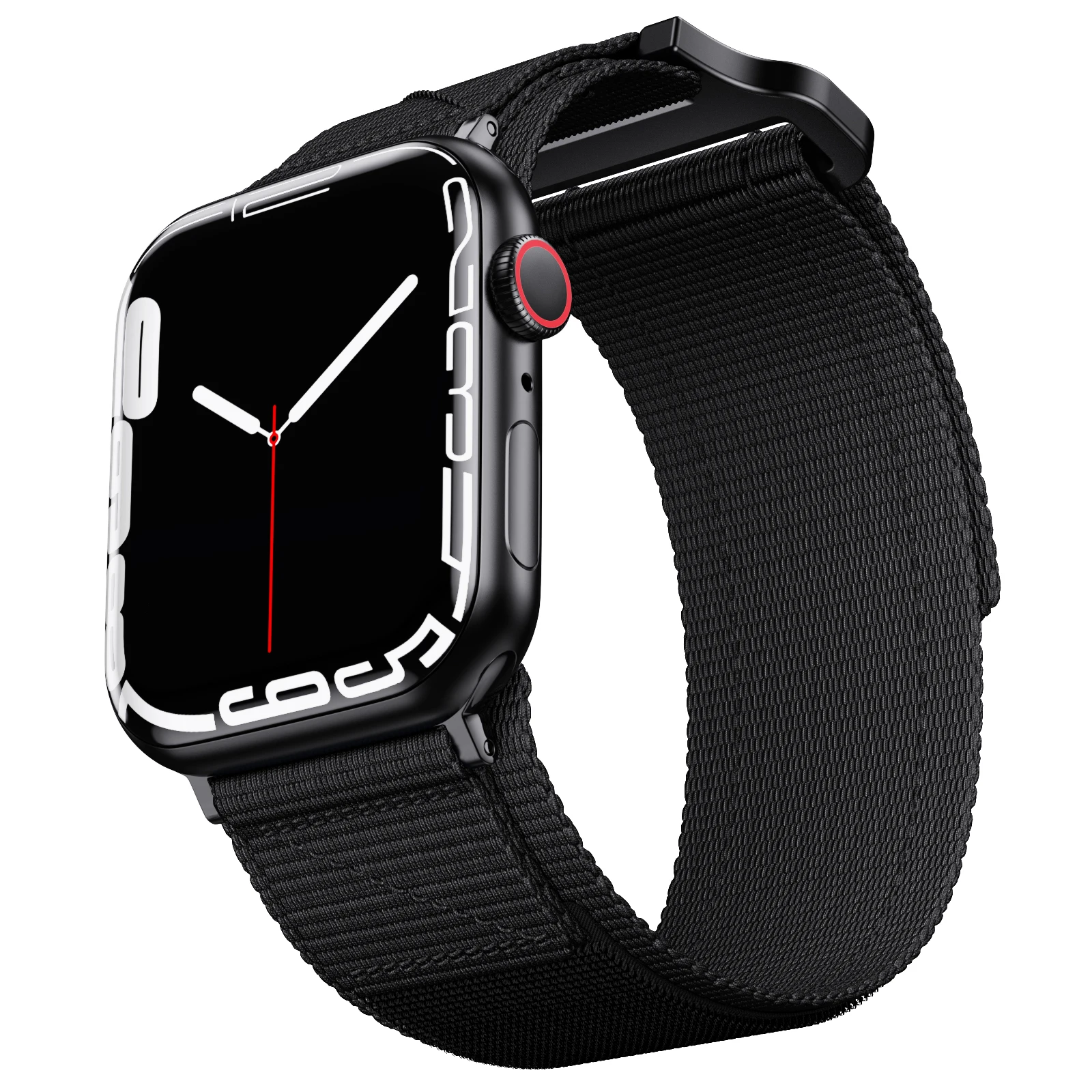 Ремешок нейлоновый для Apple Watch, регулируемый браслет для iWatch Ultra 49 мм Series 3 4 5 SE 678, 45 мм 41 мм 44 мм 40 мм 42 мм 38 мм