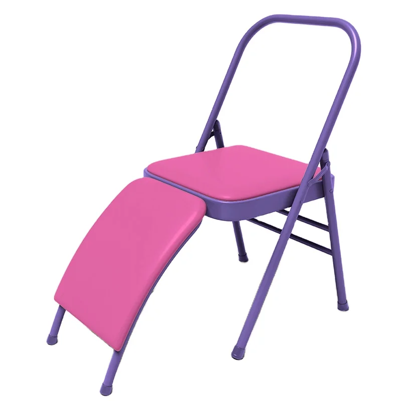 Widened Yoga Chair Professional Auxiliary Chair Thickened and Reinforced Folding Chair Yoga Assistive Stool