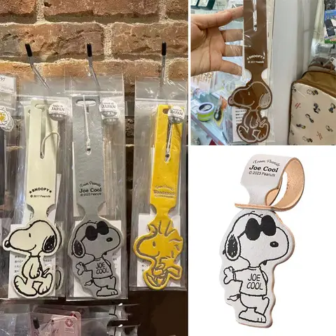 스누피 우드스탁 수하물 태그 가죽 여행 가방 식별 라벨 휴대용 수하물 태그 홀더 만화 여행 액세서리 스누피 우드스탁 수하물 태그 가죽 여행 가방 식별 라벨 휴대용 수하물 태그 홀더 만화 여행 액세서리