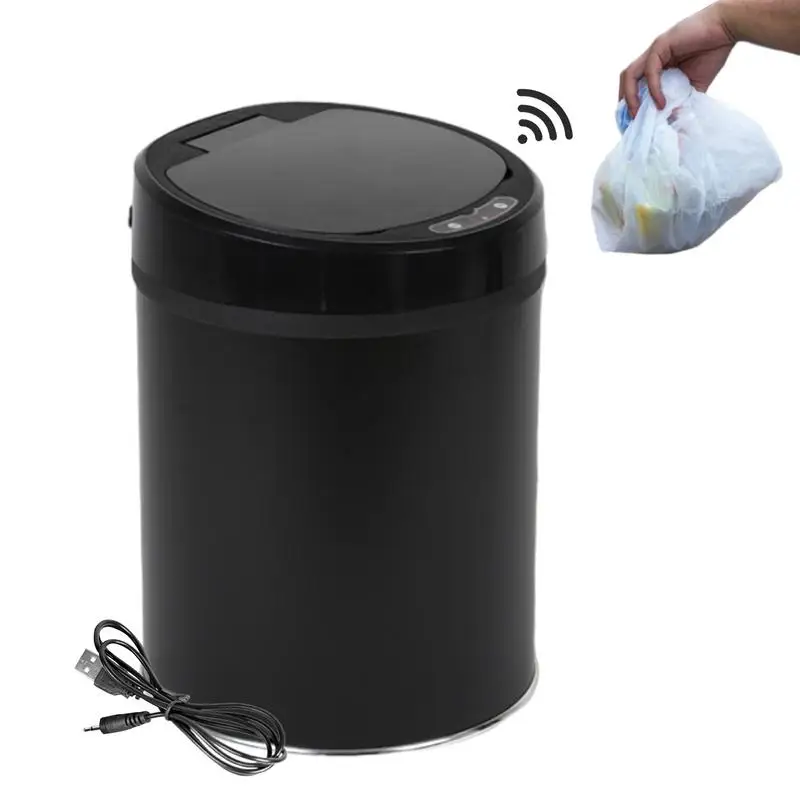 

Automatic Motion Trash Can Automatic Trash Can Motion Sensor Touch Control Trash Bin With Waterproof Lid Home And Hotel Use For