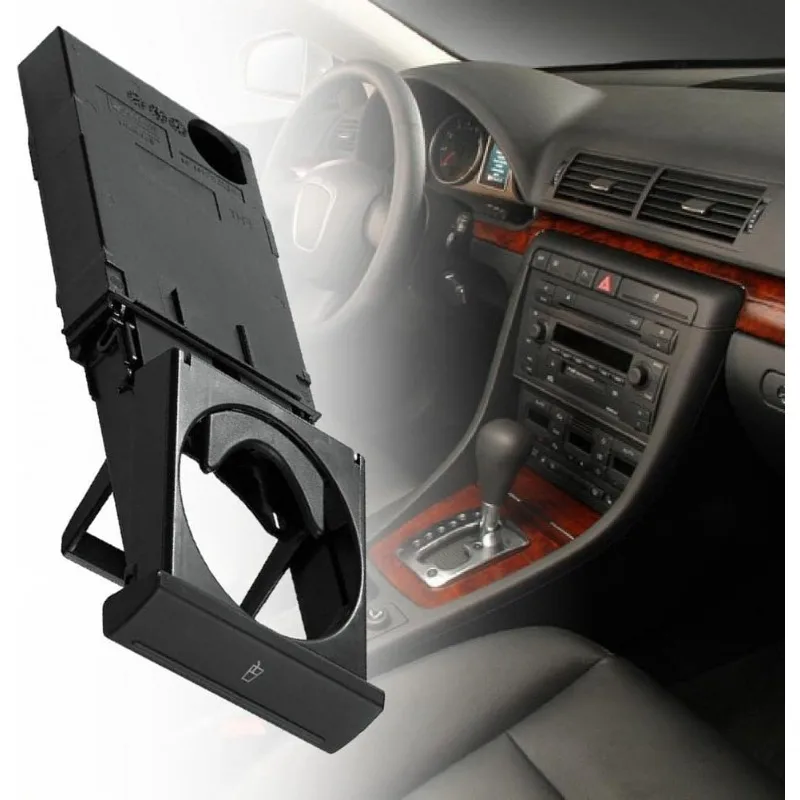 

FOR Audi C5 A6 98-05 A4 98-02 Drink Stand Organizer Car Accessories Car Stretch Folding Cup Holder 4B0862534D