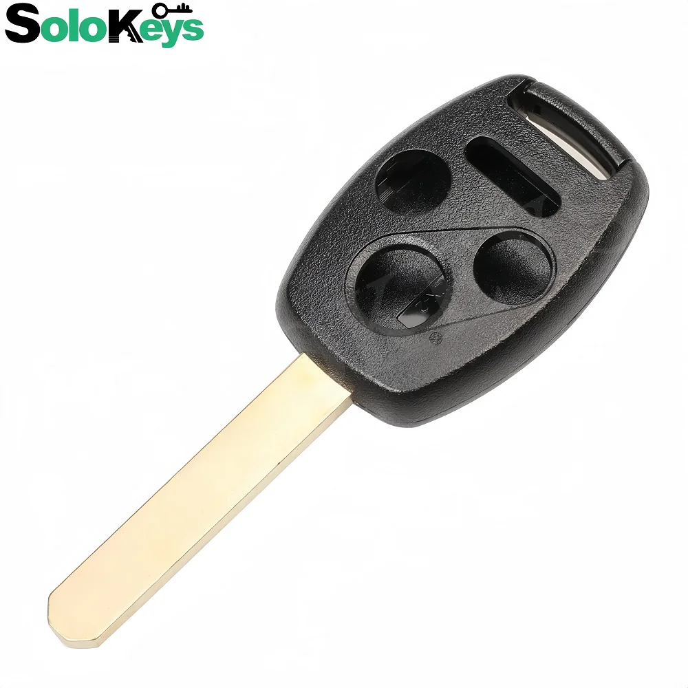 SOLOKEYS High Quality car Remote Key Shell For Honda Accord Civic Insight Ridgeline 2003 2008 2009 Car