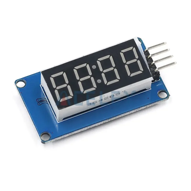 TM1637 4 Bits Digital LED Display Module For arduino 7 Segment 0.36Inch Clock RED Anode Tube Four Serial Driver Board Pack