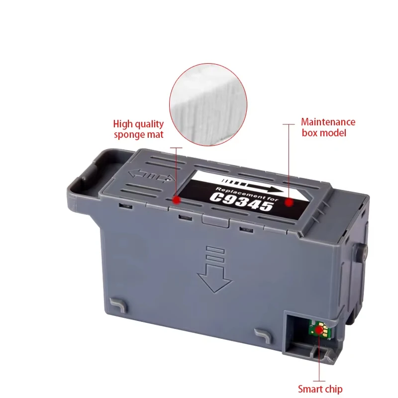 C9345 C12C93459Ink Maintenance Box For Epson L8058 L18058 L15158 L15168 L15150 L15160 WF-7848 wf7820 L6558 L6578 Waste Tank Chip