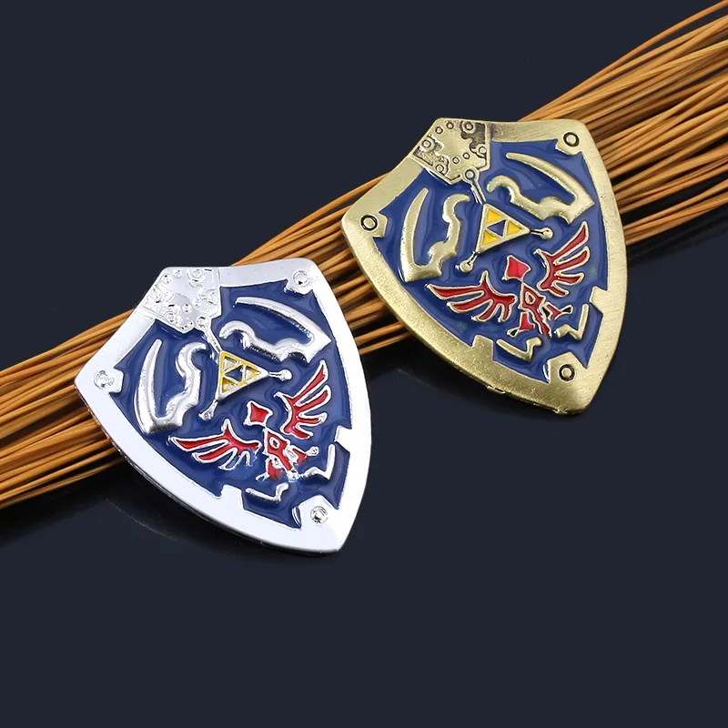 7Pcs Zeldas Sheikah Slate Hylian Shield Pins Brooch Majora's Mask Master Sword Badge Brooches Lapel Pin Jeans Shirt Bag Jewelry image 3