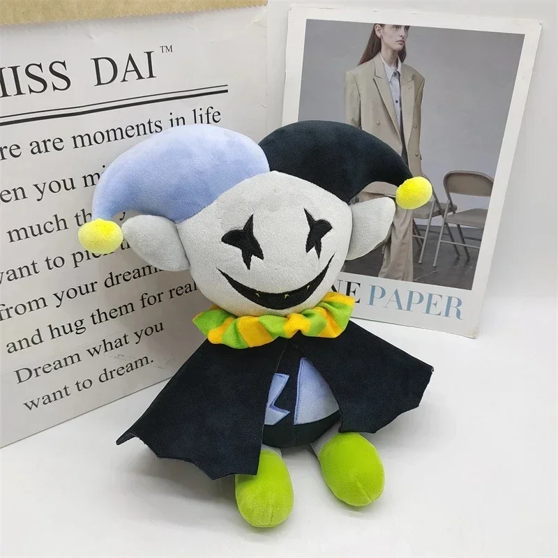 28cm Jevil Talking Plush Undertale Ralsei Plush Figure Toy Deltarune Plush Toy Lovely Ralsei Lancer Plush Christmas Gift