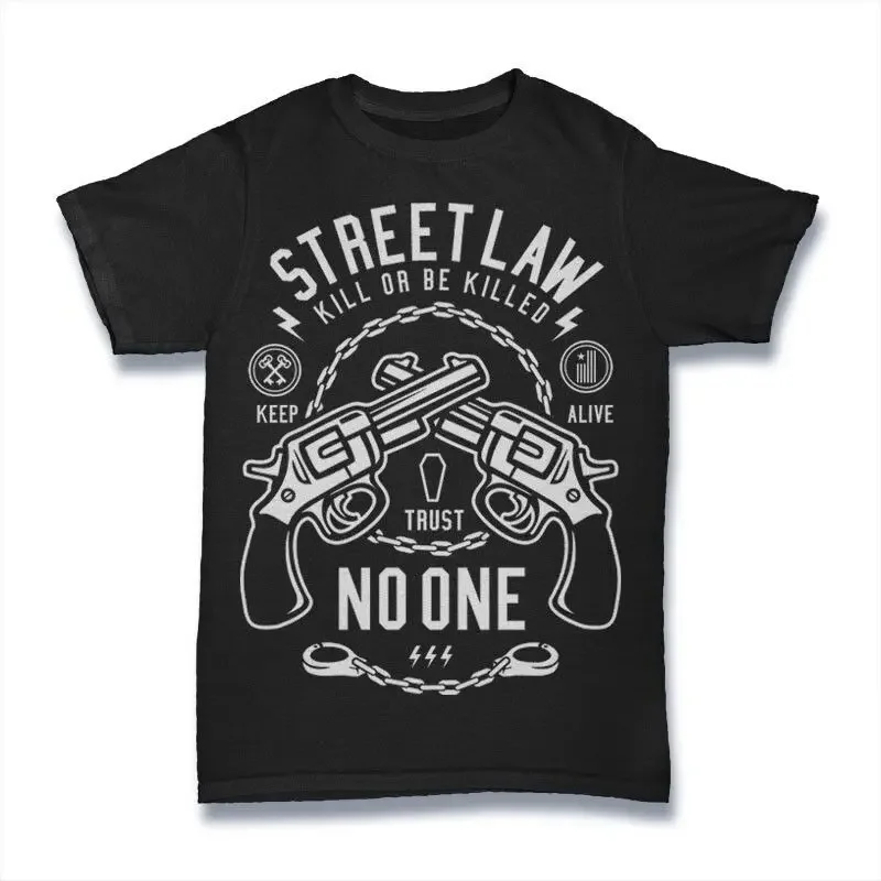 

Street Law T-Shirt. Anime Graph T-shirts For Men Clothing Women Short Sve Tees Y2K Tops New Arrival Unisex Summer