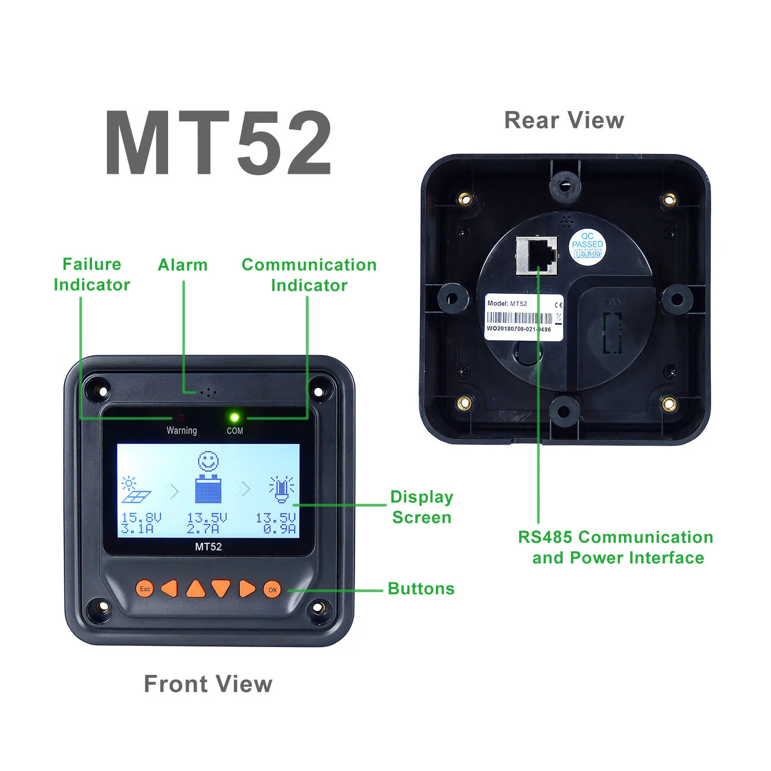Pilot MT52 do sterowników łado – Mppt Charge Controller recenzja i cena