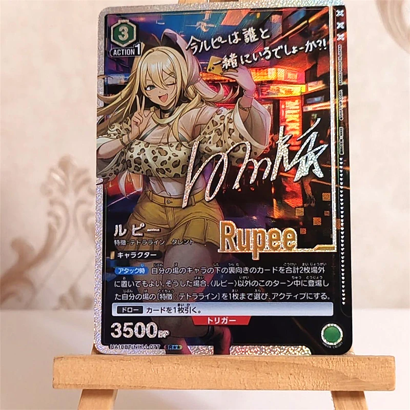 Unionarena Anime Characters Loli Beauty Goddess Card DIY Homemade Bronzing Game Toys Collection Card Christmas Birthday Gift