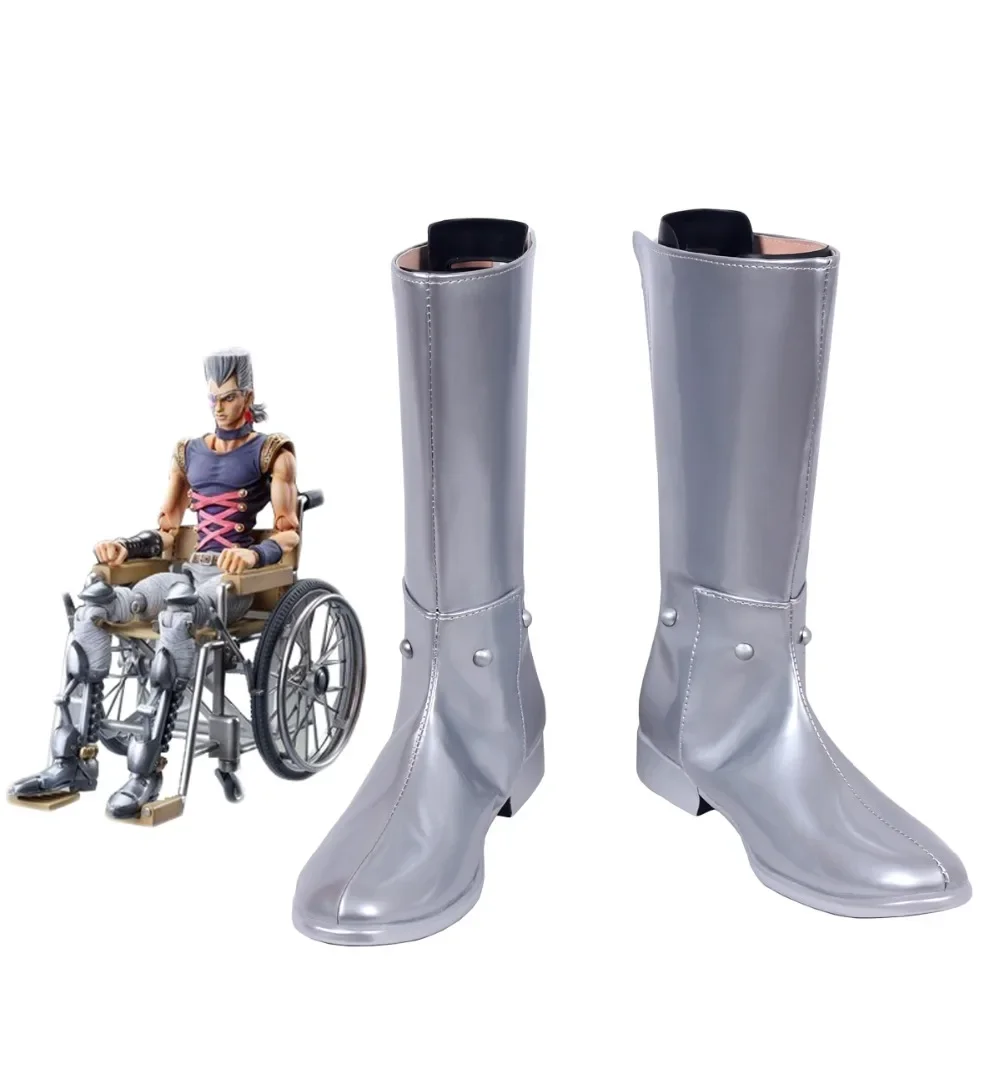 

JoJo's Bizarre Adventure Jean Pierre Polnareff Cosplay Boots Shoes Custom Made