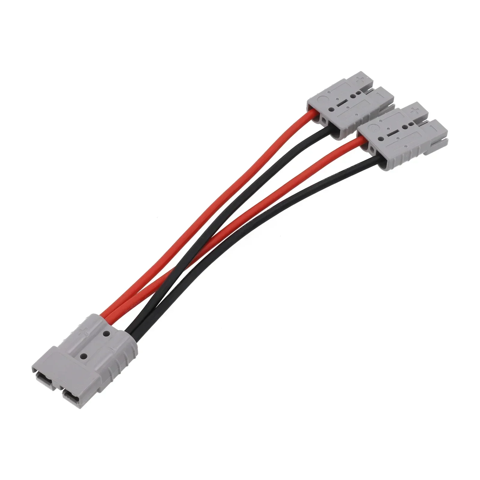 1pc 50A 10AWG 25cm For Anderson Plug Connector Double Y Adapter With 6mm Car Cable Wire Cable Connection Accessories