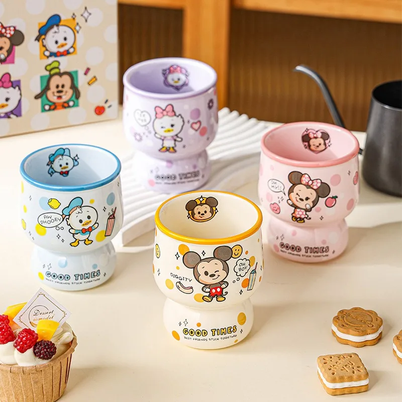 

Mickey Minnie Ceramic Mug Cartoon High-quality Cute Water Cup Donald Duck Household Hand-held Mugs Daisy Office Coffee Cups Gift