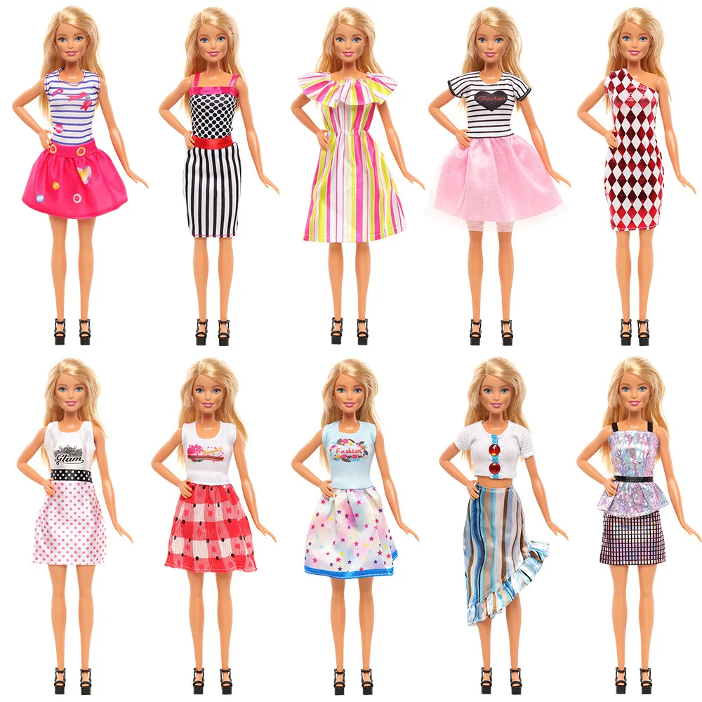 Abito floreale fresco per il 1/6 Barbie 30cm Costume da bambola elegante moda tendenza gonna vestito vestiti giocattoli per ragazze accessori per il tempo libero